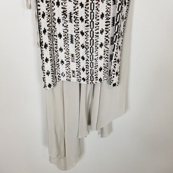 3.1 Phillip Lim Bohemian Sequin Dress Sz 2 White Copper Party Event Designer - Picture 8 of 13